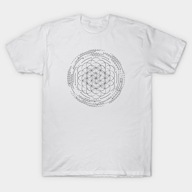 Flower Of Life T-Shirt by CelestialStudio